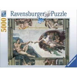 174089 - Puzzle La Creación de Adán, Michelangelo, 5000 piezas, Ravensburger