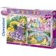 25189 - Puzzle Princesas Disney, 3 x 48 piezas, Clementoni