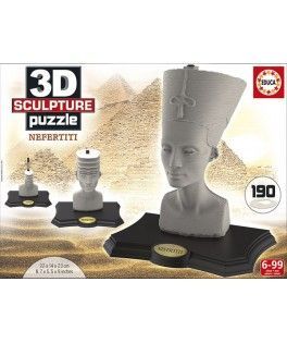 16966 - Puzzle 3D Nefertiti, 190 piezas, Educa