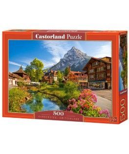 52363 - Puzzle Kanderteg, Suiza, 500 piezas, Castorland