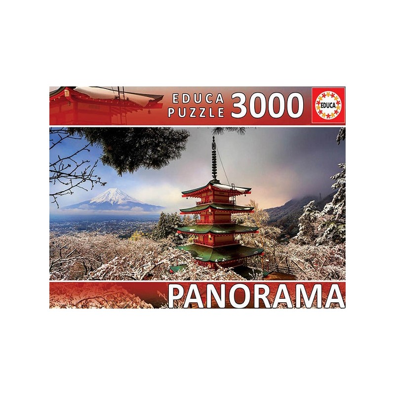 puzzle de paisajes monte fuji de 3000 piezas de educa