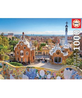 17966 - Vista de Barcelona des del Parque Güell, 1000 piezas, Rduca