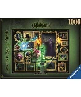 15025 - Puzzle Disney Villanos, Maléfica, 1000 piezas, Ravensburger