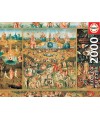 18505 - Puzzle E Jardín de las Delicias, 2000 piezas, Educa