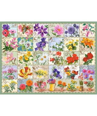 104338 - Puzzle vintage floral, 1000 piezas, Castorland