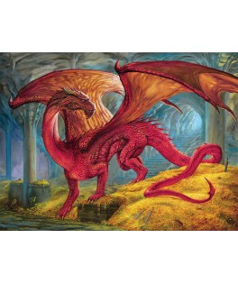 80250 - Puzzle El Tesoro del Dragón Rojo, 1000 piezas, Cobble Hill