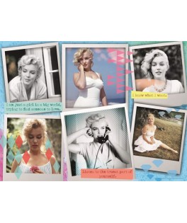 10529 - Puzzle collage de fotografías de Marilyn Monroe, 1000 piezas, Trefl