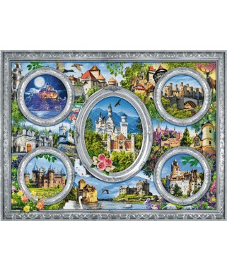 10583 - Puzzle castillos del mundo, 1000 piezas, Trefl