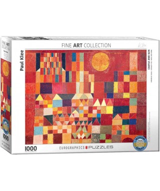 6000-0836 - Puzzle castillo y sol, Paul klee, 1000 piezas, Eurographics