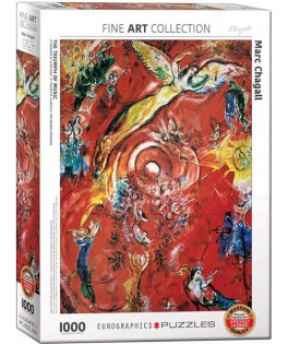 6000-5418 - Puzzle el triunfo de la música, Marc Chagall, 1000 piezas, Eurographics
