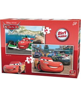 05415 - Puzzle Cars, 24 y 50 piezas, King