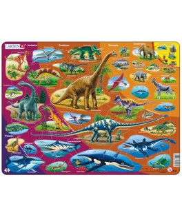 HL1 - Puzzle Dinosaurios, 85 piezas, Larsen