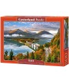53353 - Puzzle Amanecer en el Lago Sylvenstein, 500 piezas, Castorland