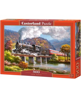 53452 - Puzzle Caballo de Hierro, 500 piezas, Castorland