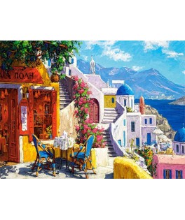 104130 - Puzzle Tarde en el Mar Egeo, 1000 piezas, Castorland
