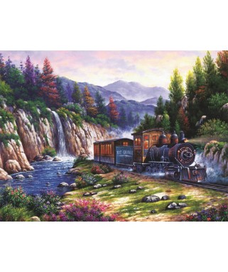 4233 - Puzzle viajando en tren, 1000 piezas, Art Puzzle