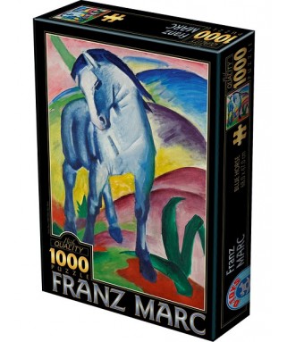75147 - Puzzle Caballo Azul, 1000 piezas D-Toys