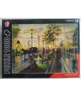 88032 - Puzzle París Francia, 1000 piezas, Hao Xiang