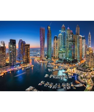 151813 - Puzzle Rascacielos de Dubai, 1500 piezas, Castorland