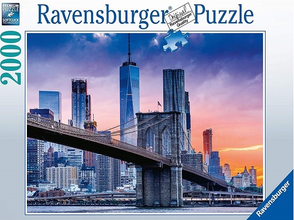16011 - Puzzle De Brooklyn Manhattan, 2000 piezas, Ravensburger