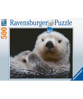 16980 - Puzzle Nutria Adorable, 500 piezas, Ravensburger